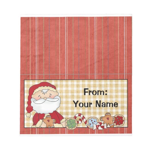 Leckereien-Beutel für Candy oder Holiday Notizblock (Vorderseite)