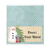 Leckereien-Beutel für Candy oder Holiday Notizblock (Vorderseite)