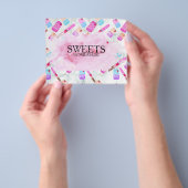 Leckereien Brezel Bäcker Bäckerei Leckereien Rosa Flyer (Gruppe)