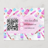 Leckereien Brezel Bäcker Bäckerei Leckereien Rosa Flyer (Hinten)