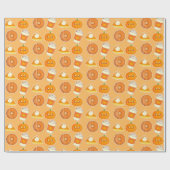 Leckereien der Herbstsaison Geschenkpapier (Flach)