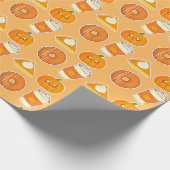Leckereien der Herbstsaison Geschenkpapier (Ecke)