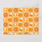 Leckereien der Herbstsaison Postkarte (Vorderseite)