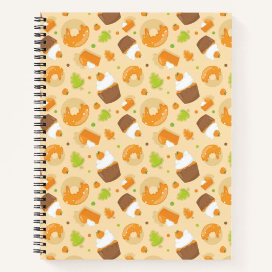 Leckereien im Herbst SpiralNotebook Notizbuch (Vorderseite)