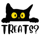 Leckereien? Katze Hört Leckereien mit einem schock T-Shirt