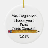 Leckereien Keramik Ornament (Hinten)