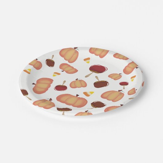 Leckereien Pappteller (Schrägansicht)