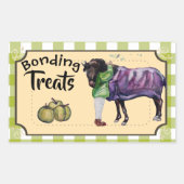 Leckereien Rechteckiger Aufkleber (Vorderseite)