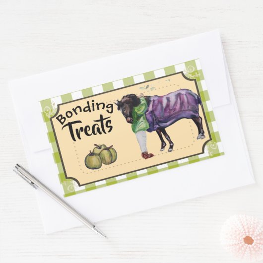 Leckereien Rechteckiger Aufkleber (Umschlag)