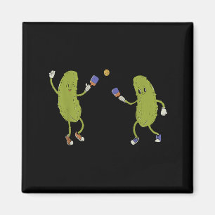 Leckereien spielen Pickleball lustiger Pickleball- Magnet