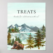 Leckereien Tischabenteuer Rustikale Bears Kinderdu Poster (Vorne)