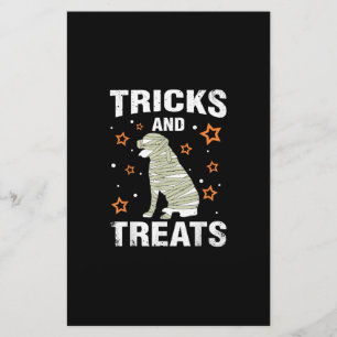 Leckereien _ Tricks Rottweiler Halloween Kostümmus Briefpapier