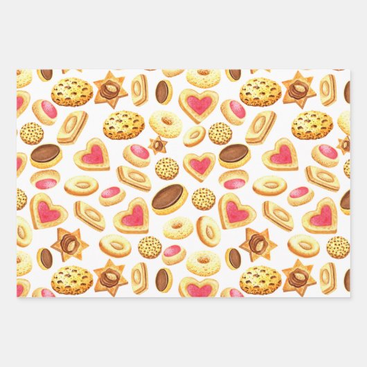 Leckereien und mehr Leckereien Geschenkpapier Set (Vorderseite)