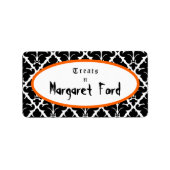 Leckereien von . . Vorlage Adressaufkleber (Vorne)