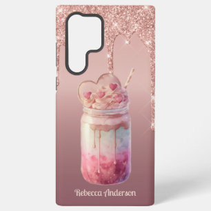 Leckerer Boba-Blasen-Milchtee-Dessert Samsung Galaxy Hülle