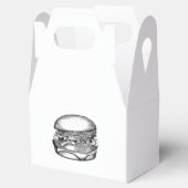 Leckerer Burger Geschenkschachtel (Geöffnet)