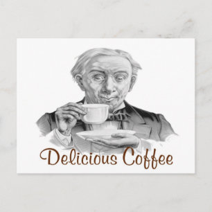 Leckerer Kaffee Postkarte