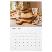Leckerer Käsekuchen Kalender (Jan 2027)
