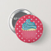 leckerer kleiner Kuchen Button (Vorne & Hinten)