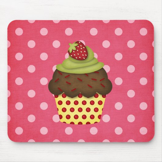 leckerer kleiner Kuchen Mousepad (Vorne)