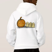 Leckerer Kürbis mit drei Spooky Geistern Hoodie (Rückseite)