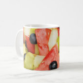 Leckerer Obstsalat Kaffeetasse (Vorderseite Links)