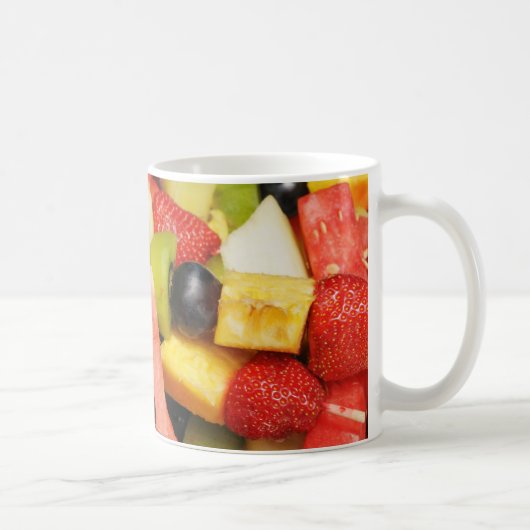 Leckerer Obstsalat Kaffeetasse (Rechts)