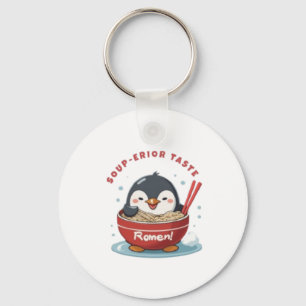 leckerer Penguin-Suppen-Geschmack Schlüsselanhänger