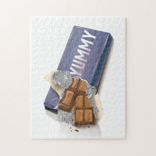 Leckerer Schokoladenriegel Puzzle