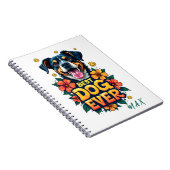 Leckerer Text und elegante Blume für ein stilvolle Notizblock (Rechte Seite)