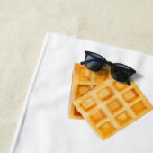 leckerer Waffel-Handtuch Strandtuch (Beispiel)
