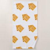 leckerer Waffel-Handtuch Strandtuch (Vorderseite)