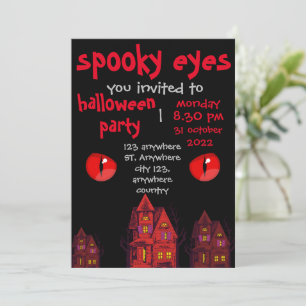Leckeres Auge, beängstigendes Halloween-Party Einladung