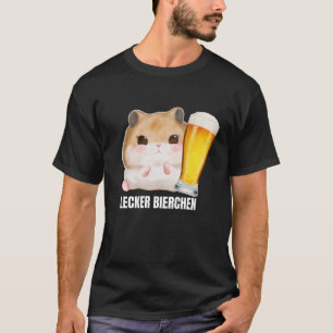 Leckeres Bier X Trauriger Hamster Meme Bier Weizen T-Shirt