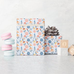 Leckeres Blumenmuster-Wrapping Paper Roll Geschenkpapier