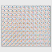 Leckeres Blumenmuster-Wrapping Paper Roll Geschenkpapier (Flach)