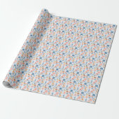 Leckeres Blumenmuster-Wrapping Paper Roll Geschenkpapier (Ungerollt)