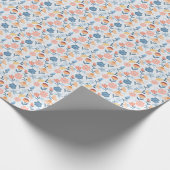 Leckeres Blumenmuster-Wrapping Paper Roll Geschenkpapier (Ecke)