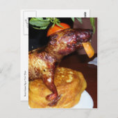 leckeres cuy peru postkarte (Vorne/Hinten)