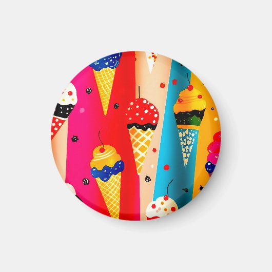 Leckeres Eis Magnet (Vorne)