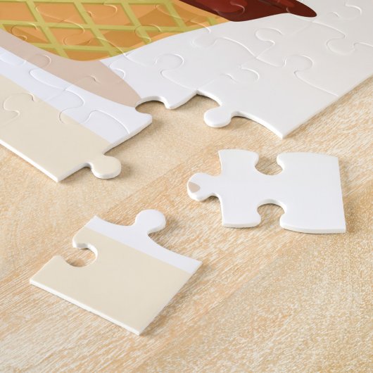 Leckeres Eiscreme-Puzzle Puzzle