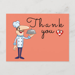 Leckeres Essen Postkarte