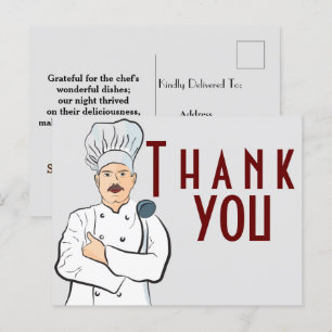 Leckeres Essen Postkarte