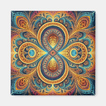 Leckeres Fraktal Art Magnet