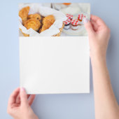 Leckeres Frühstück Flyer (Hand)