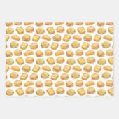 Leckeres gemustertes Picknick-Sandwich  Geschenkpapier Set (Vorderseite 2)