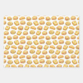 Leckeres gemustertes Picknick-Sandwich  Geschenkpapier Set (Vorderseite)