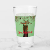 Leckeres Halloween-Festmahl Glas (Rückseite)