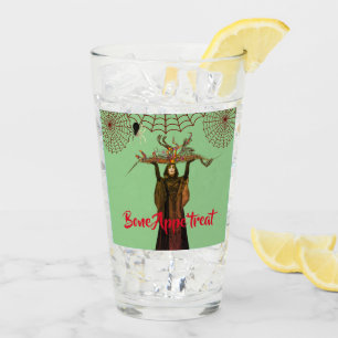 Leckeres Halloween-Festmahl Glas