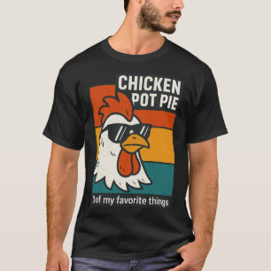 Leckeres Hühnchen-Pot-Pie-Funny-Retro-Humor  T-Shirt